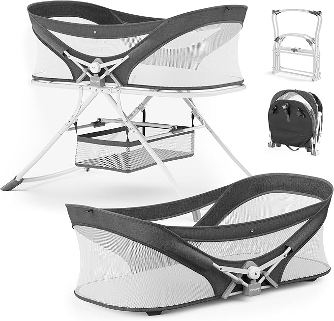 Besrey Multifunction Baby Travel Crib 4 in 1 portable Baby Bedside.