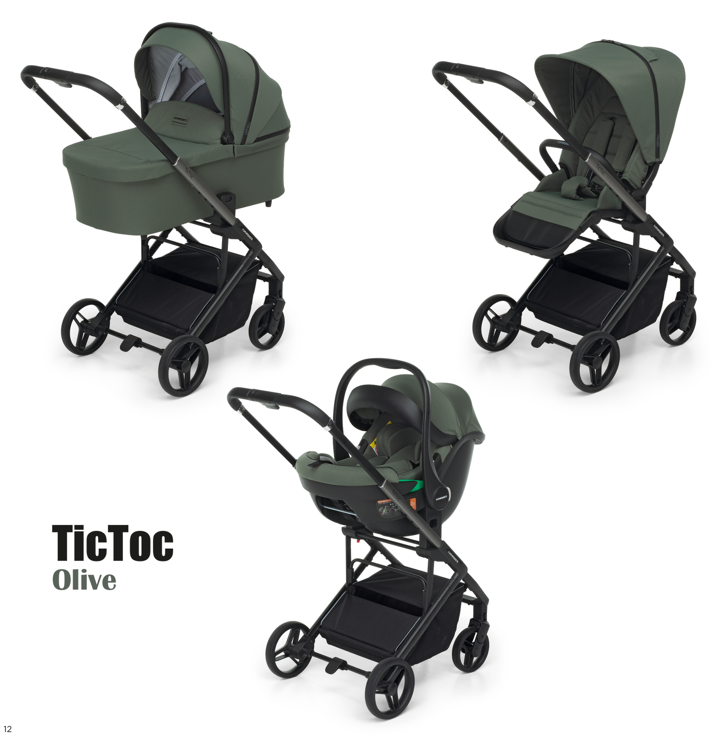 TicToc i-Size Travel System Olive