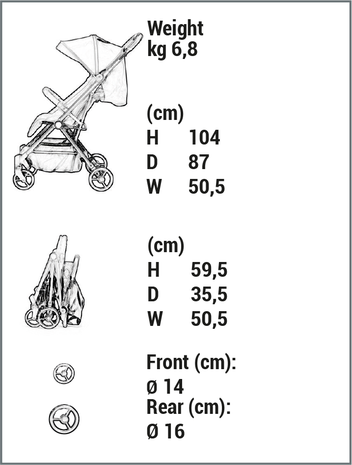 VOILA STROLLER PASSEGGINO GRAFFITI